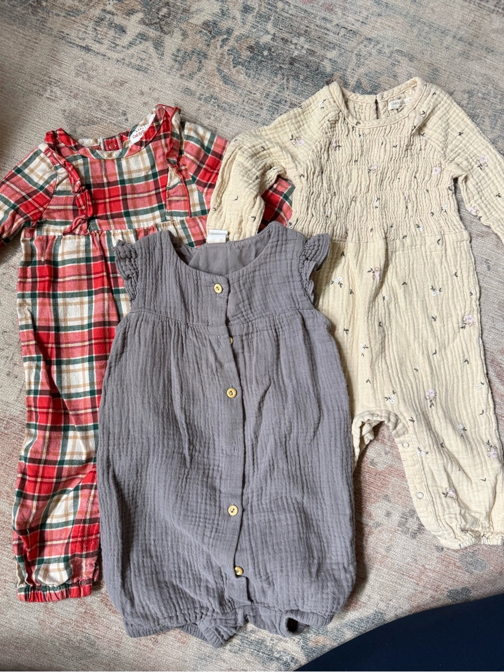 Baby girl romper bundle